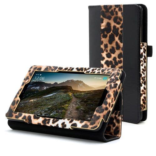 Amazon Fire 7 Leopard Case Cover with Stand